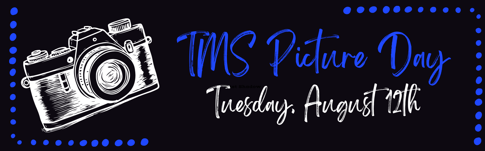 TMS Fall Picture Day is Tuesday, August 12th
