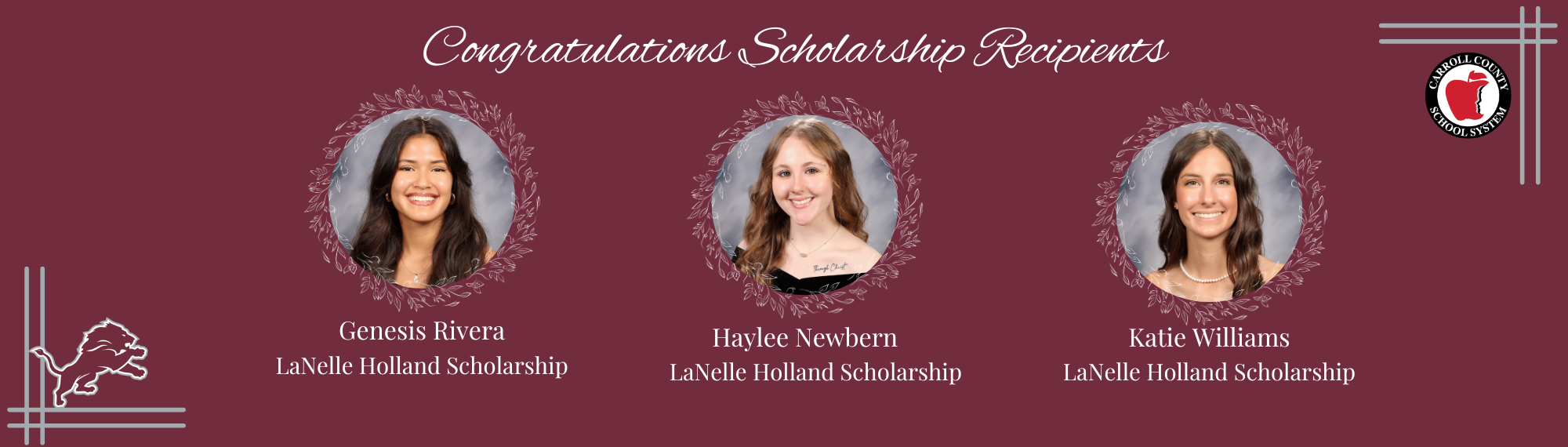 Scholarship recipients