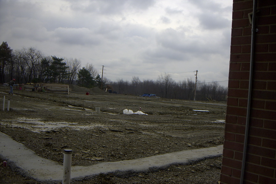 view of new construction and footers
