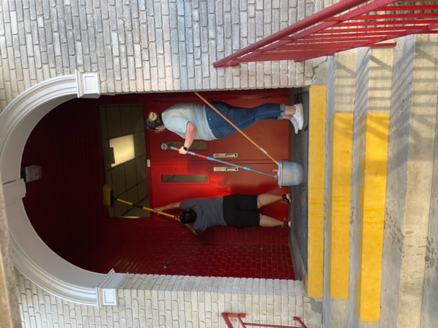 Cleaning the Doors