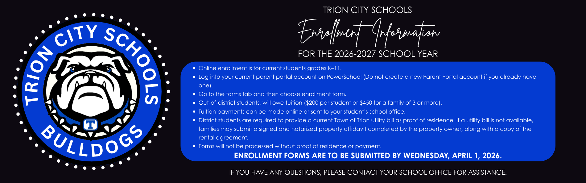 TCS Enrollment 2026-2026