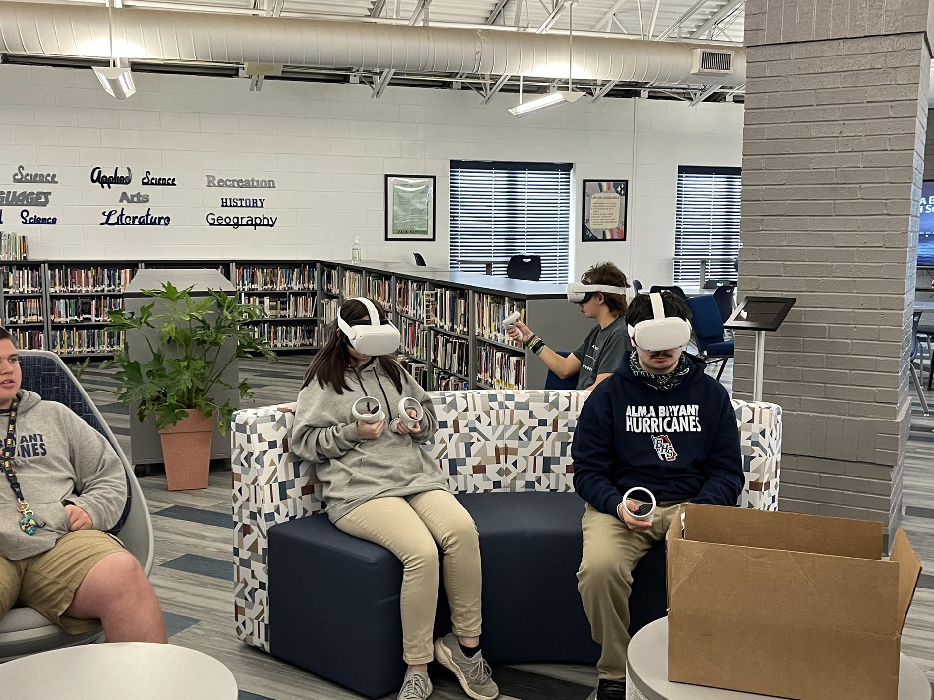 Fun with VR headsets in the library