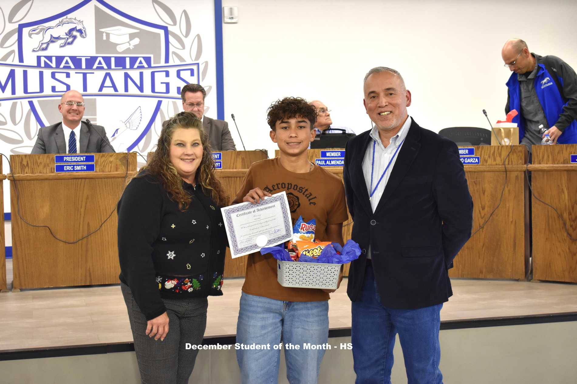 HS Student of the Month - December
