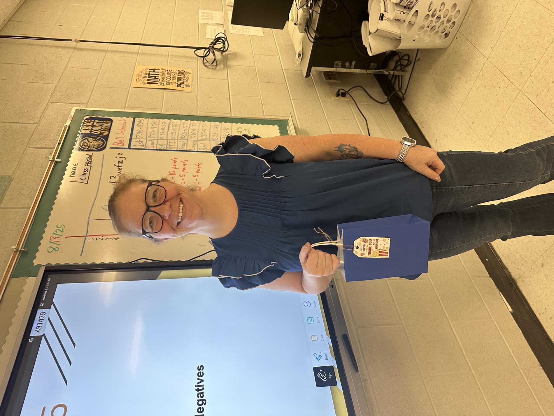 Ms. Kathy was also nominated for staff shout-out from Ms. Candi for doing all the 