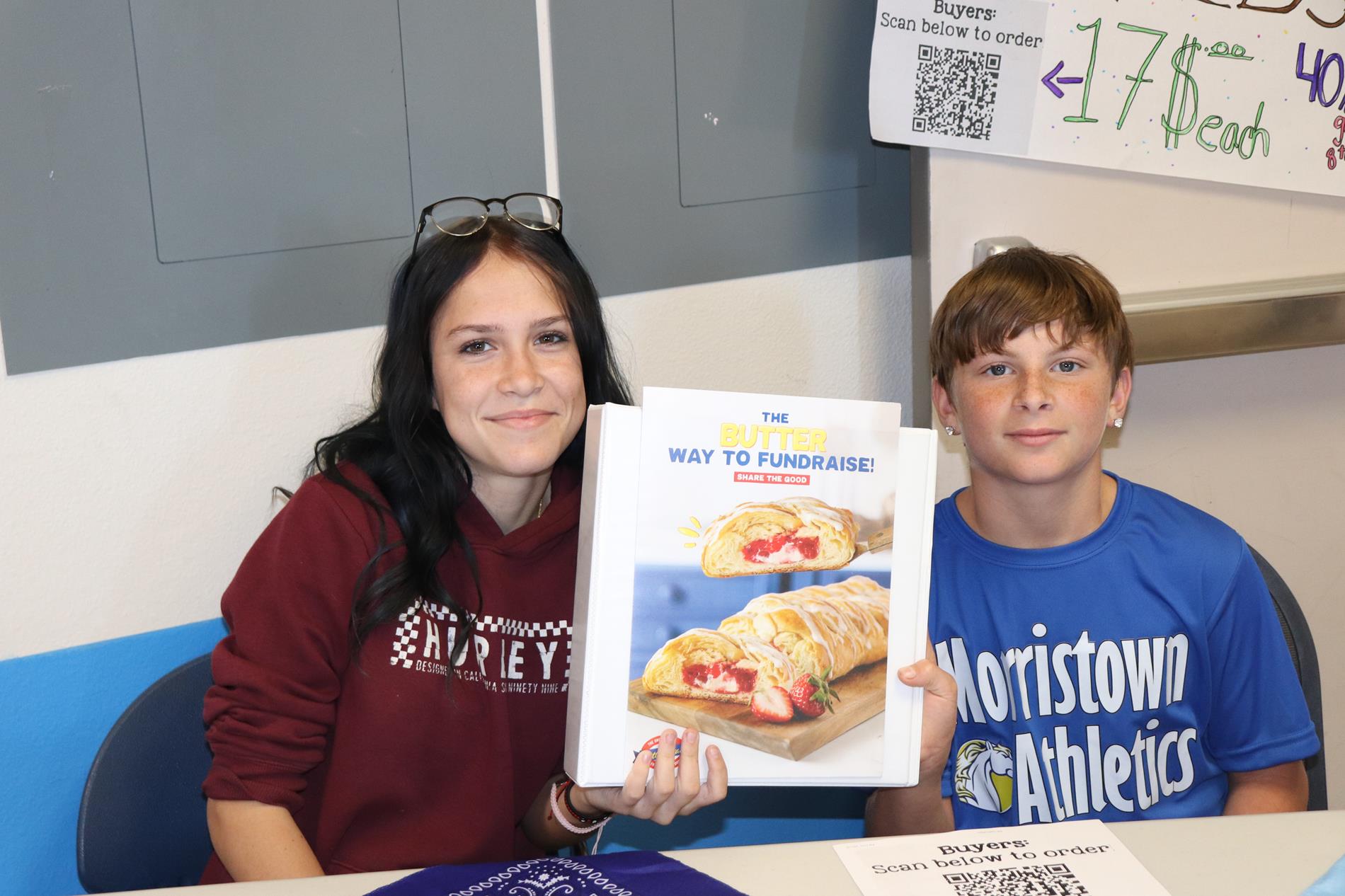 Image of student fundraising