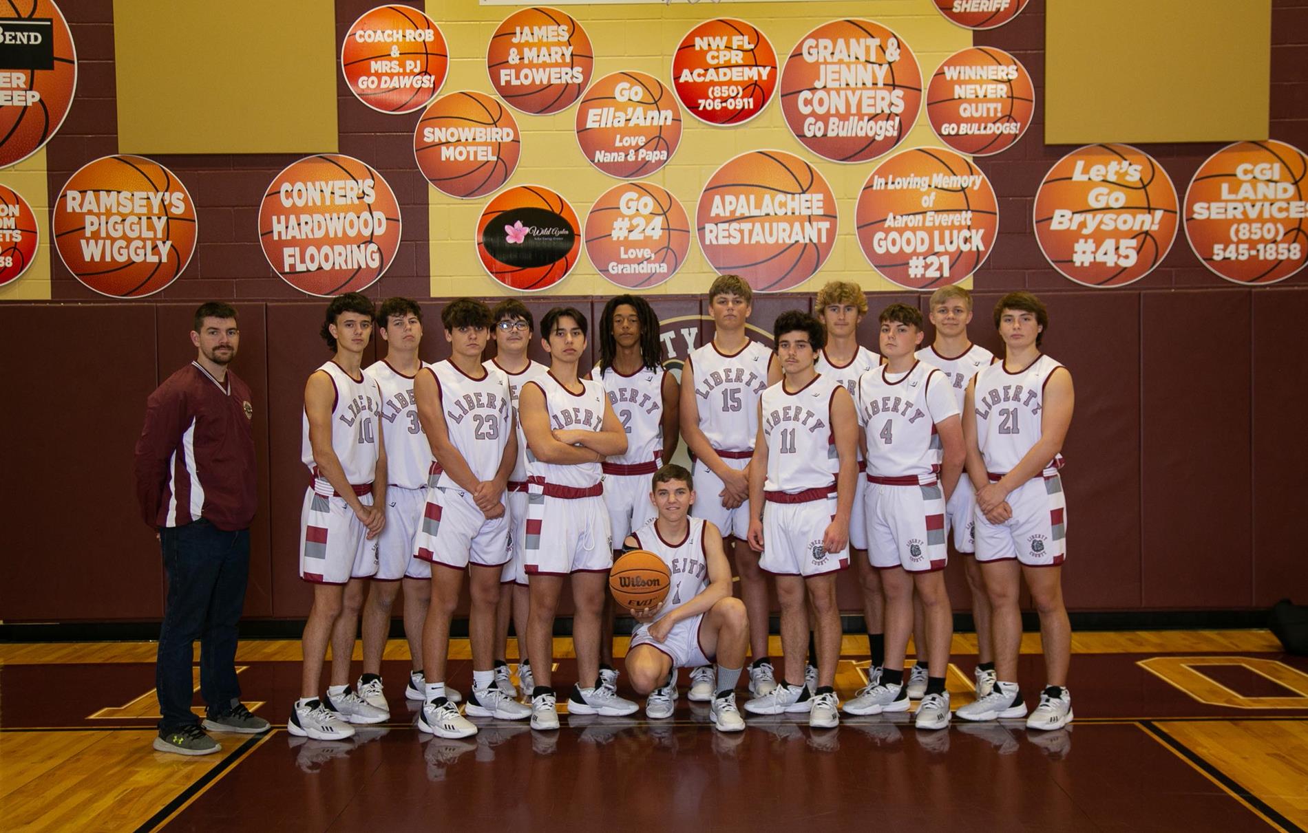 2023 JV Basketball Team