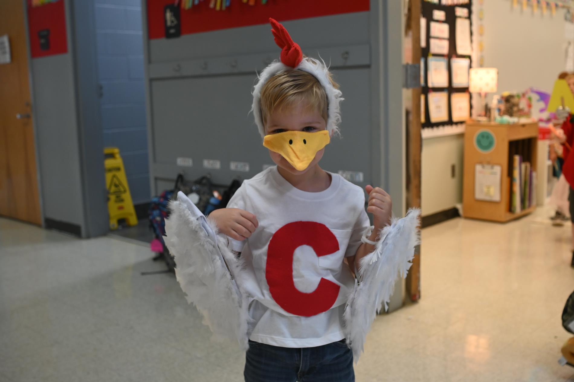 Child Dressed Up at Alphabet Parade