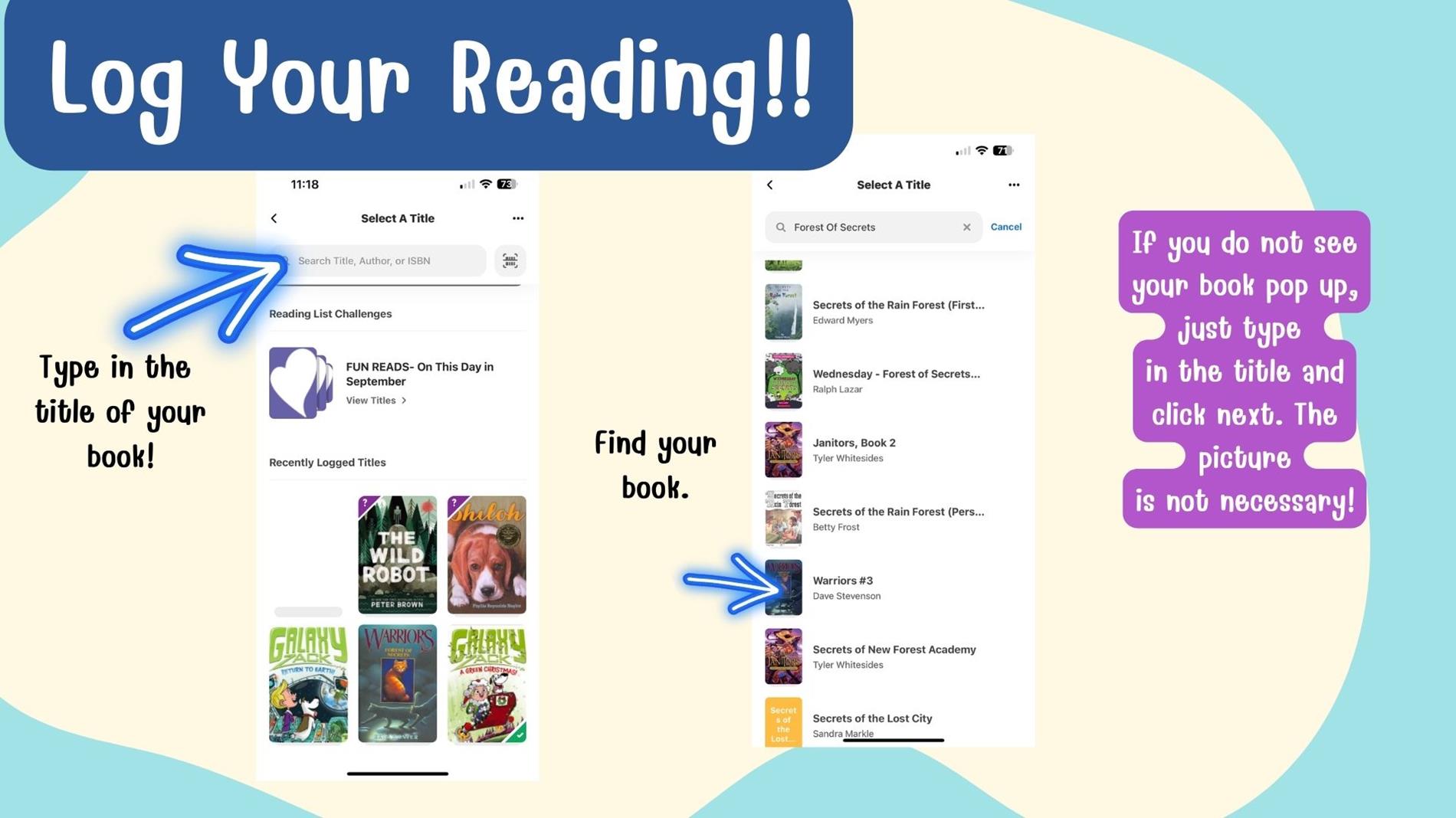 Download the BEANSTACK APP and start logging your child's reading! 