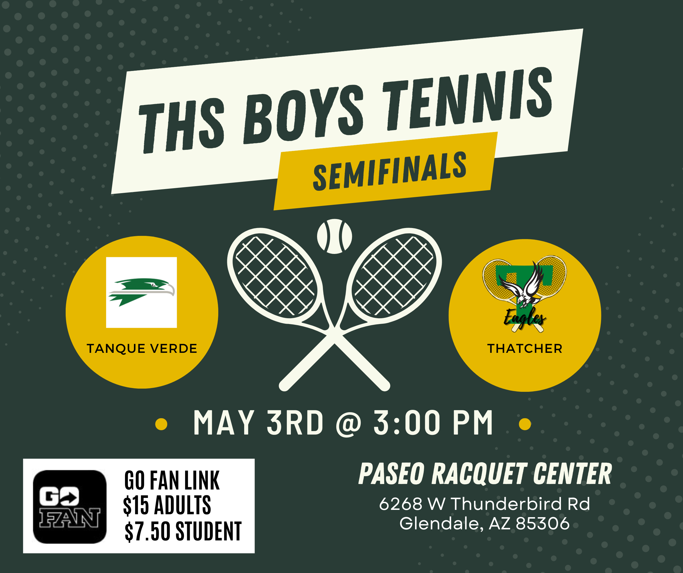 THS Boys Tennis Semifinals
