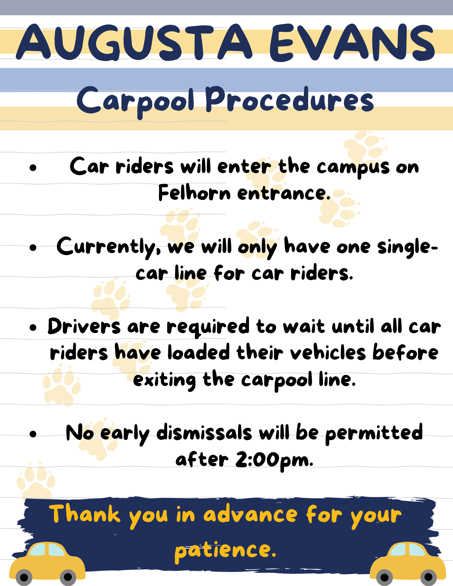 Car Procedures
