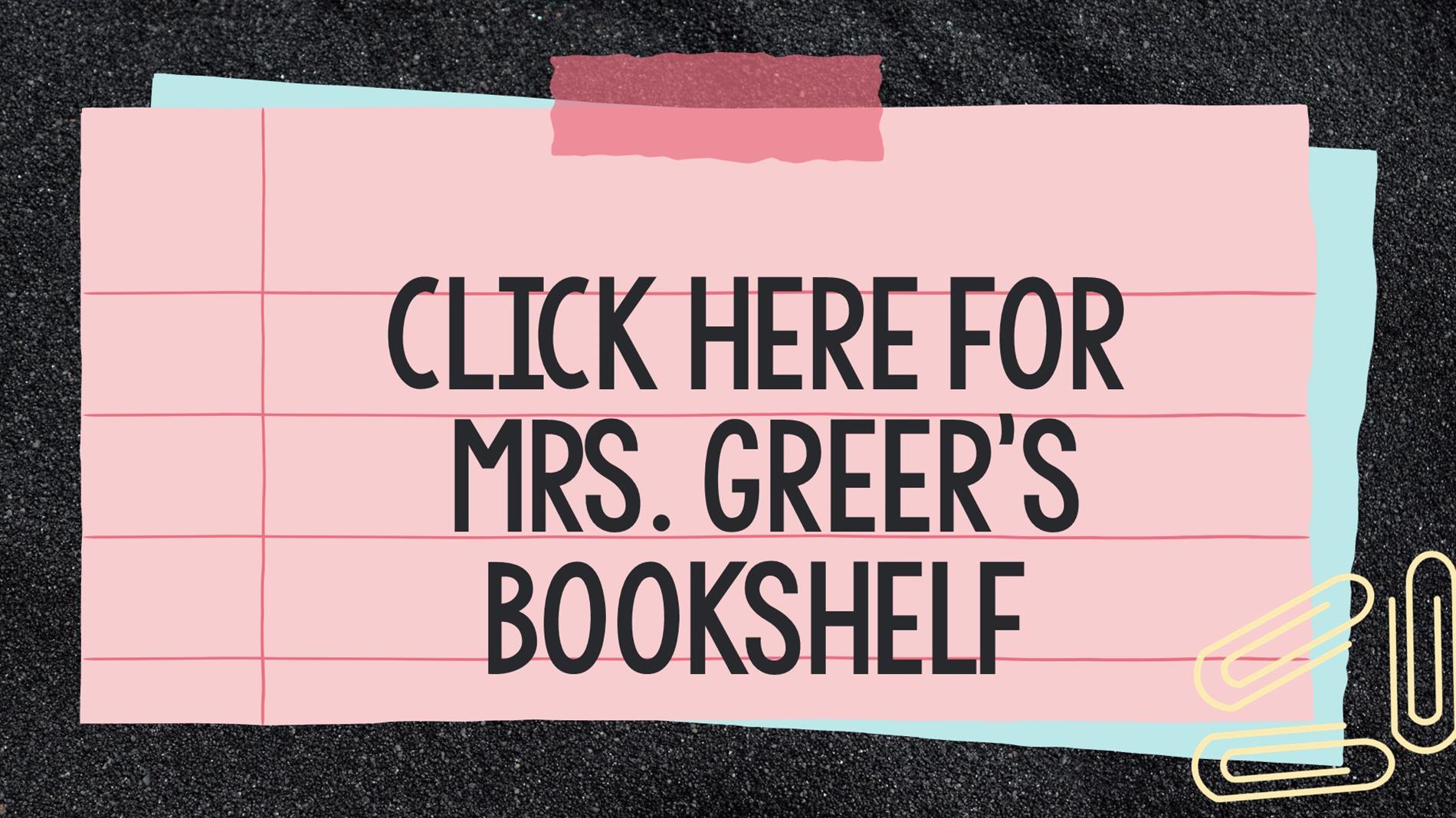 Greer Bookshelf