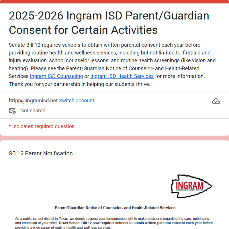 SB 12 Form