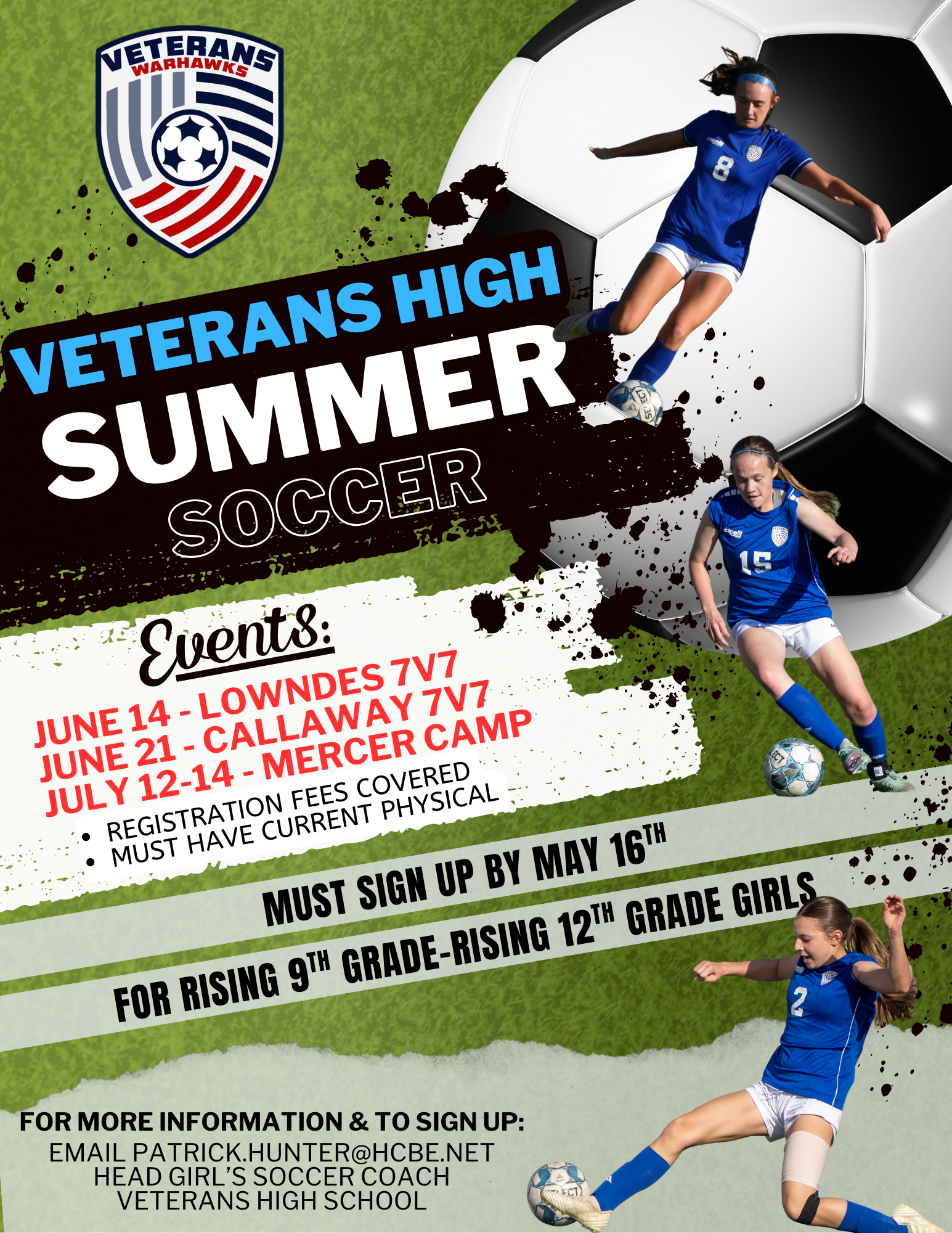 Soccer - girls summer 2025