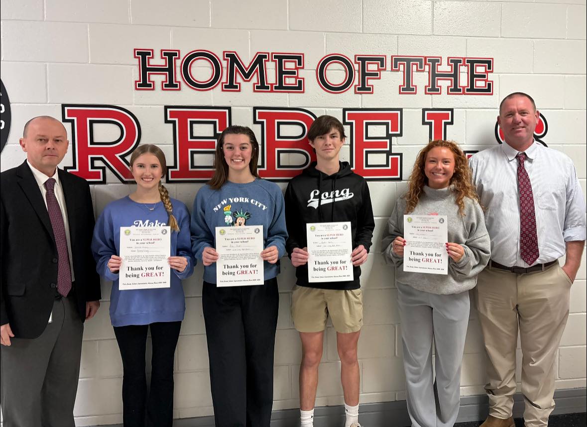  G.W. Long High School’s Super Heroes for 2025-2026