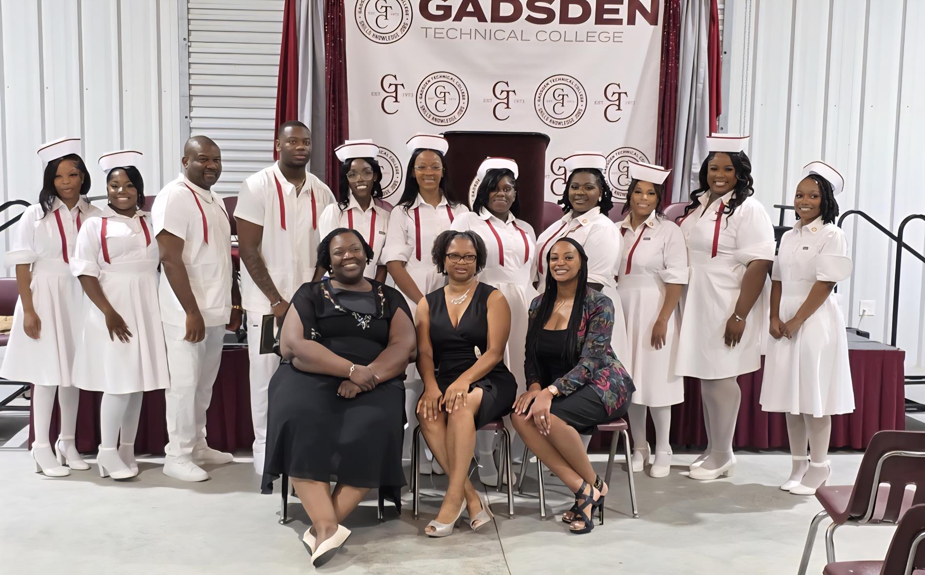 Group of nursing students