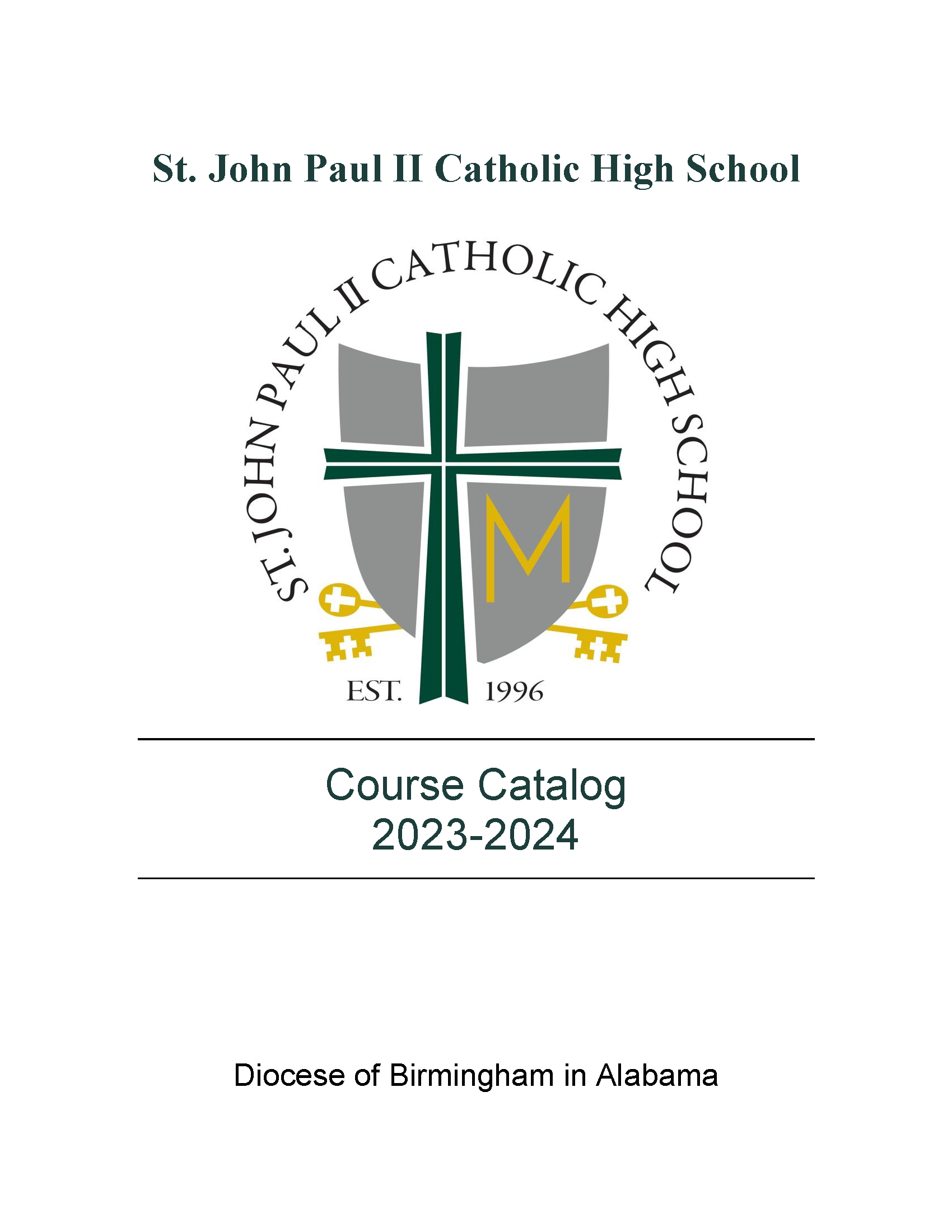 2023-2024 JPII Course Catalog