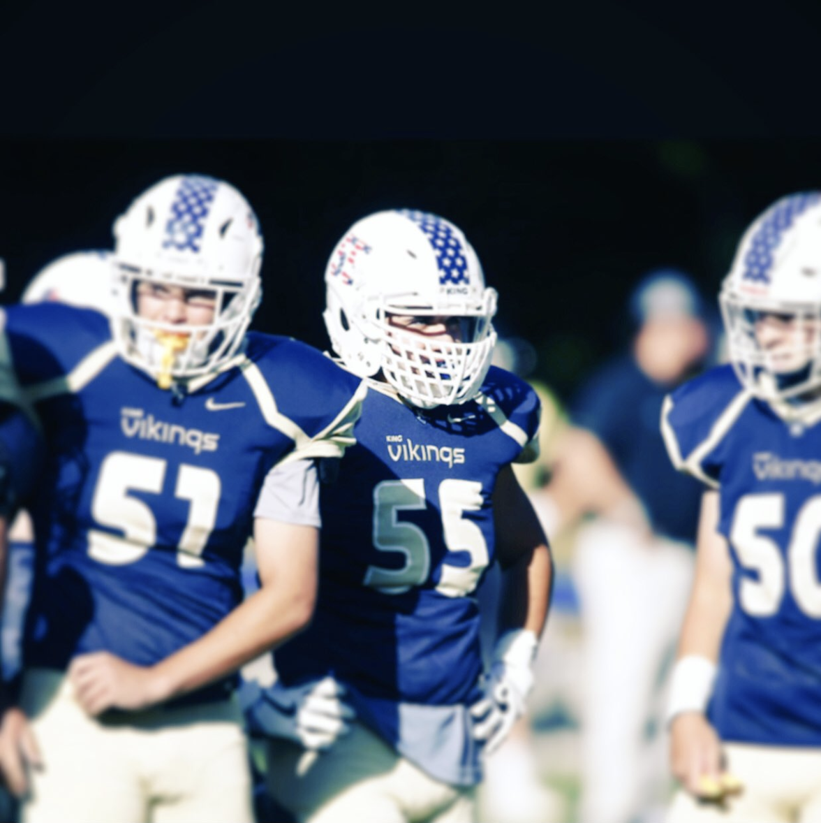 Football Team running