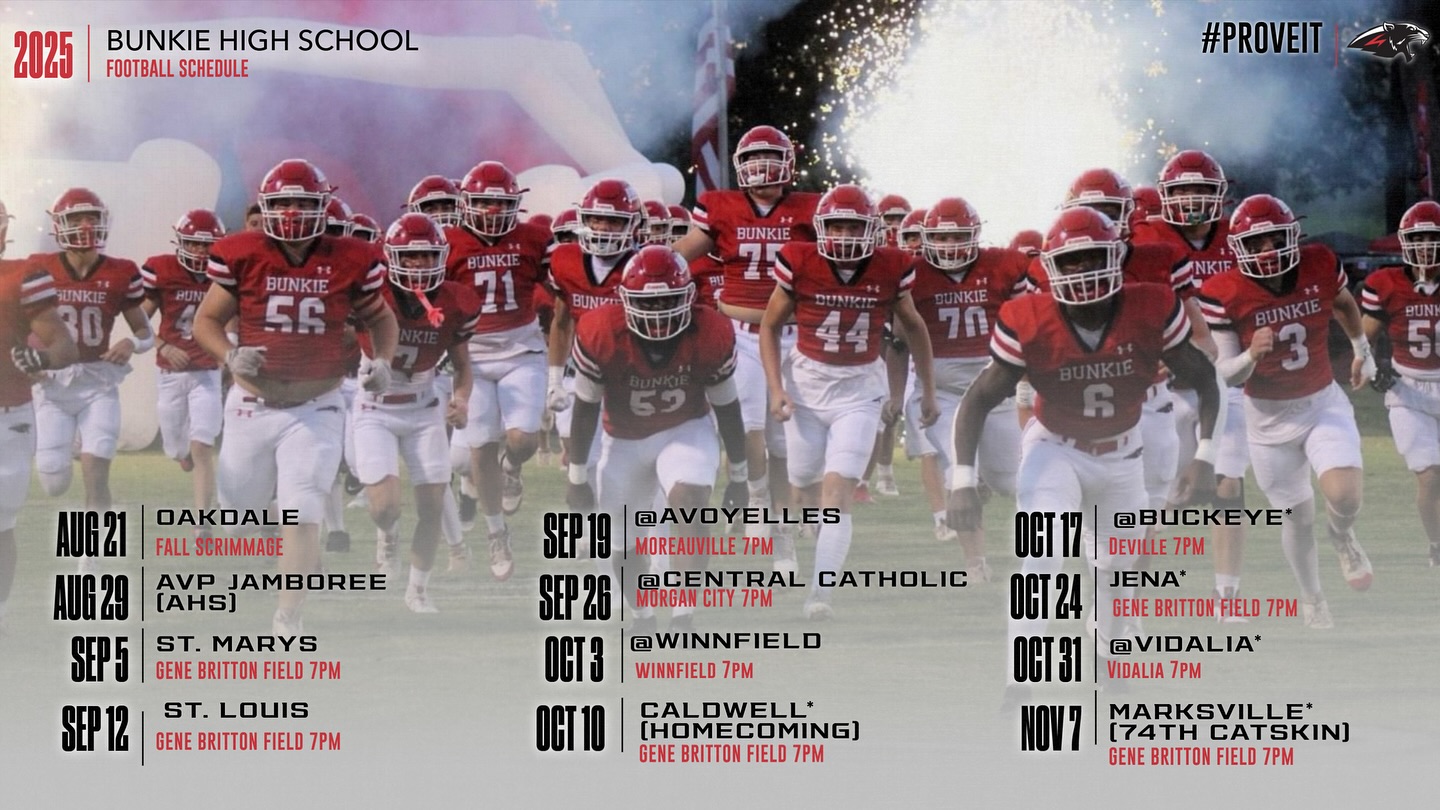Fall Schedule