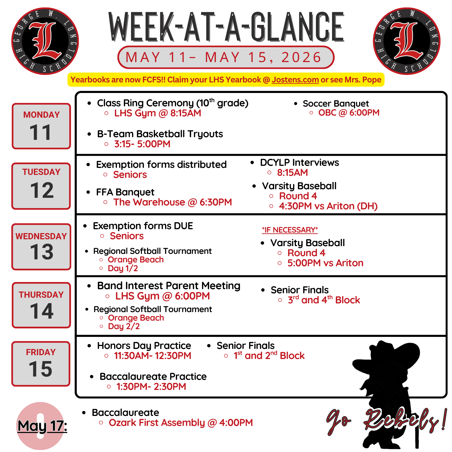 Week at a Glance