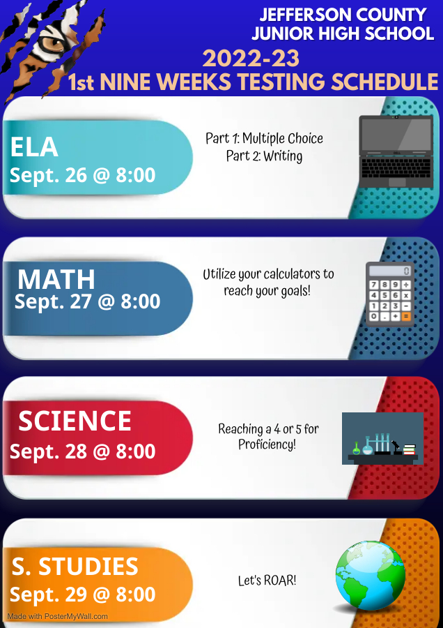 22-23 1st 9wks schedule