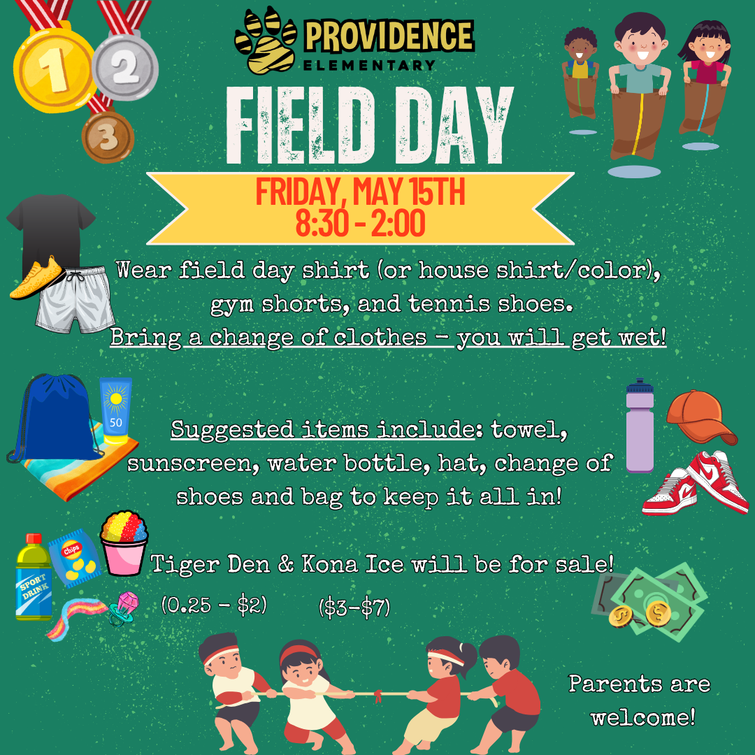 Field Day Reminders Flyer