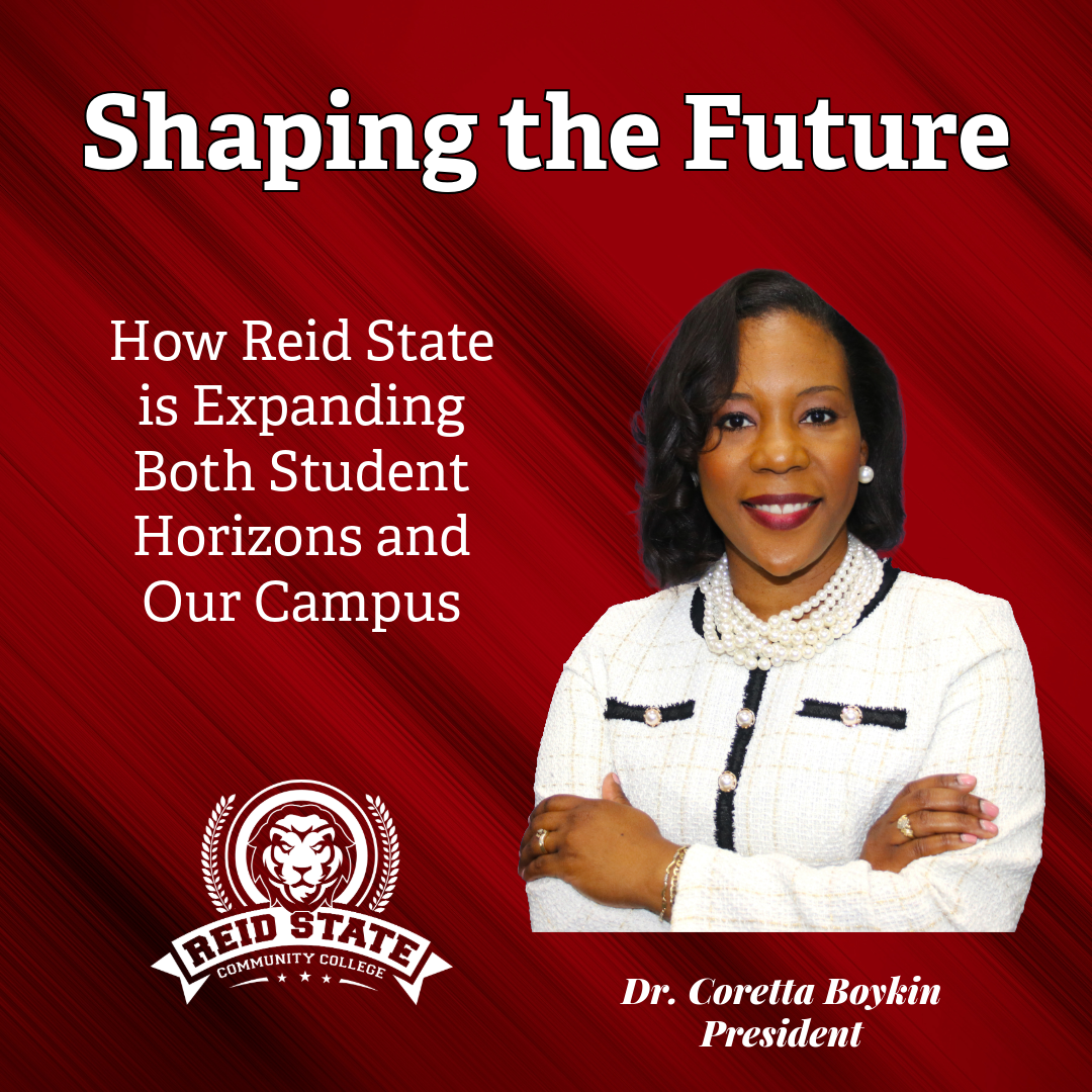 Dr. Coretta Boykin with Words: Shaping the Future: How Reid State is Expanding Both Student Horizons and Our Campus