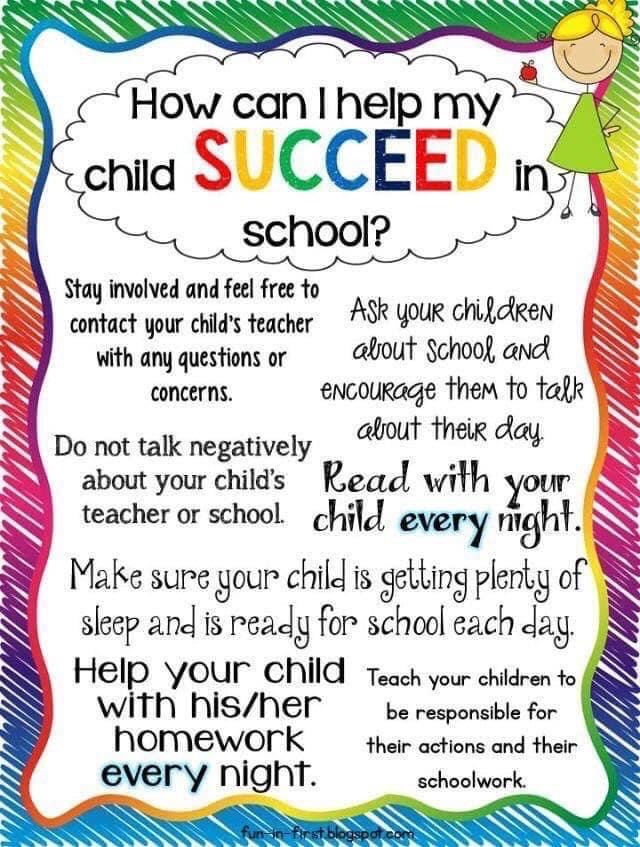 How Can I help my child succeed in school?