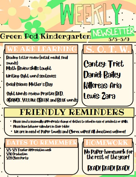 Weekly Newsletter