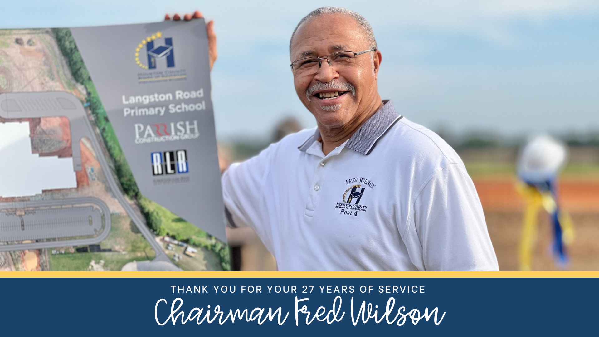 Chairman Fred Wilson - 27 years of Service