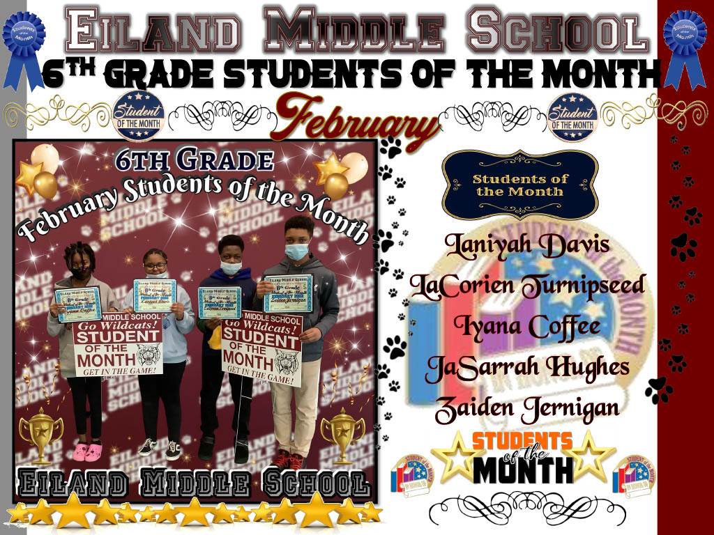 Feb Students of the Month 