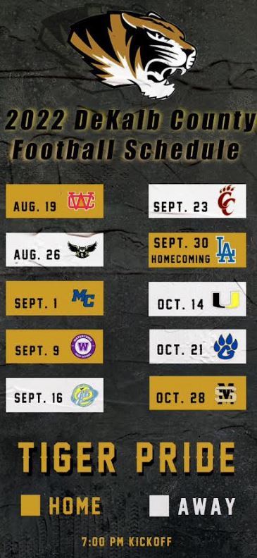 2022 Football Schedule 2022 Football Schedule