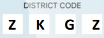 PCS District Code