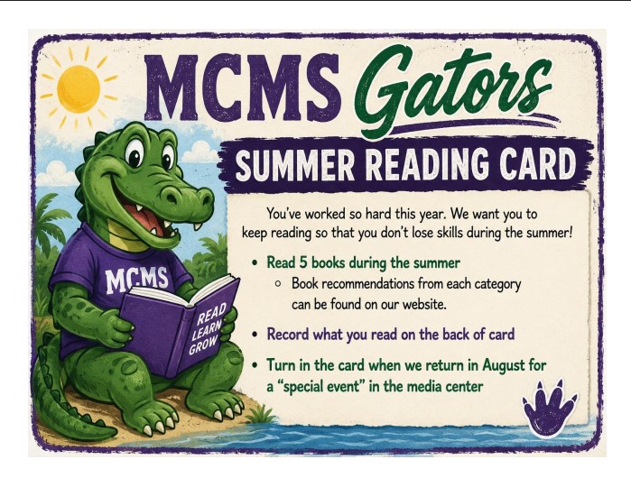 Summer Reading Challenge Directions