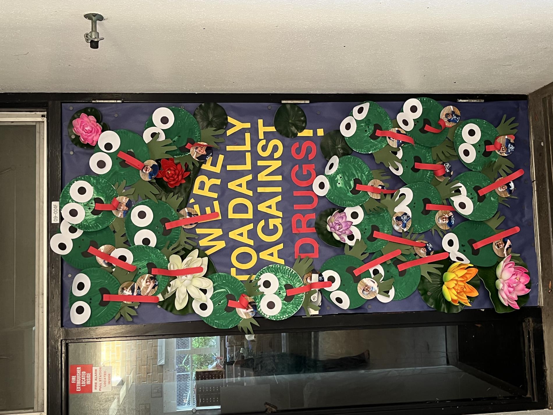 Mrs. Dicks class door.