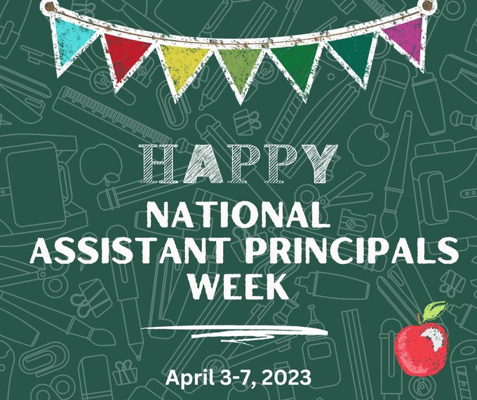 Happy Assistant Principals Week!