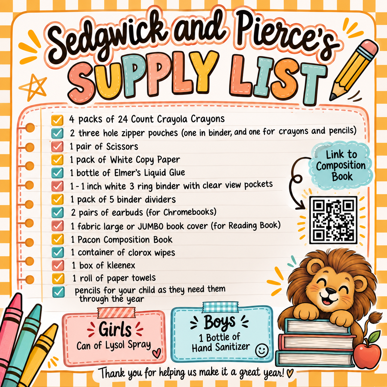 Supply List