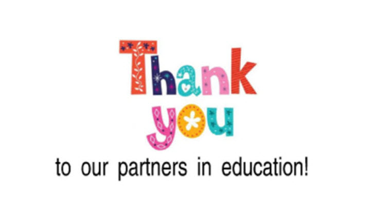 Thank you Partners in Education