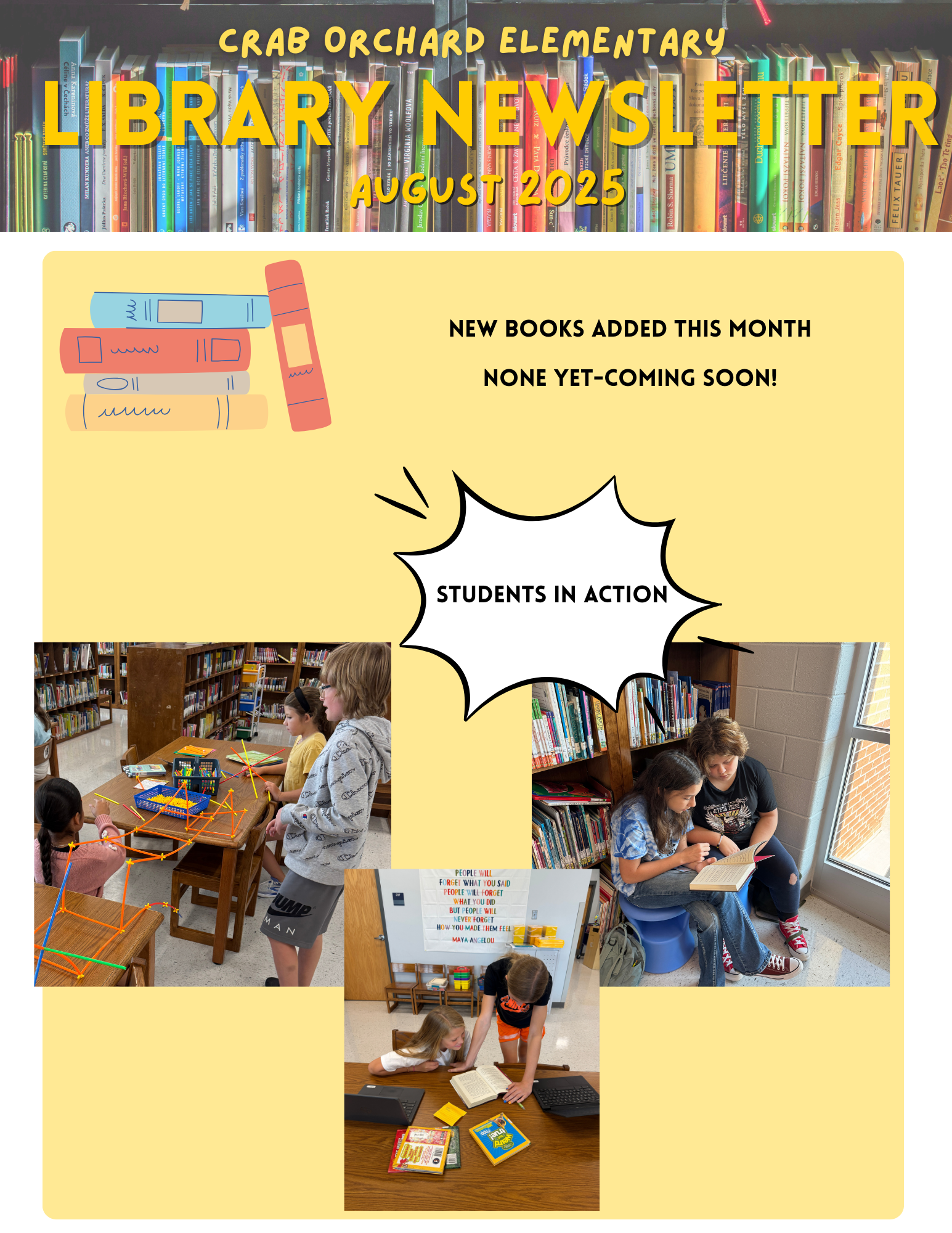 Library Newsletter page 2 August Library Newsletter page 2 August