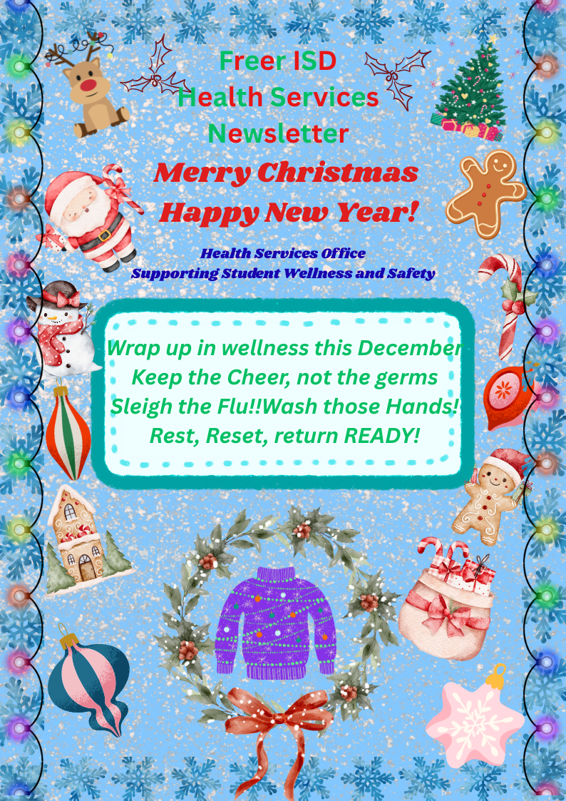 Health Services Newsletter - December Health Services Newsletter - December