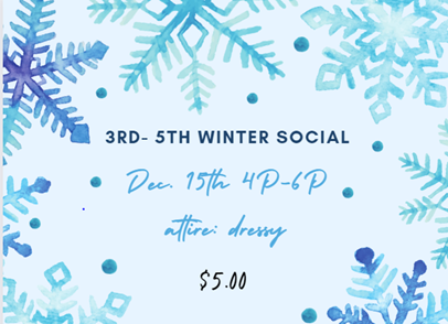 3rd-5th Winter Social