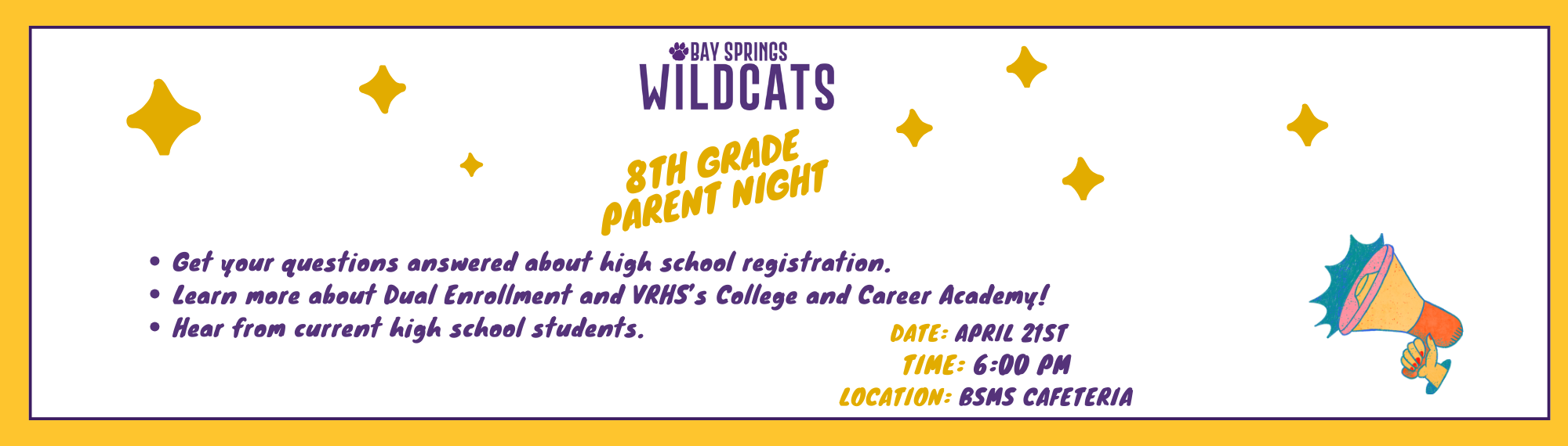 8th Grade Parent Night 2025