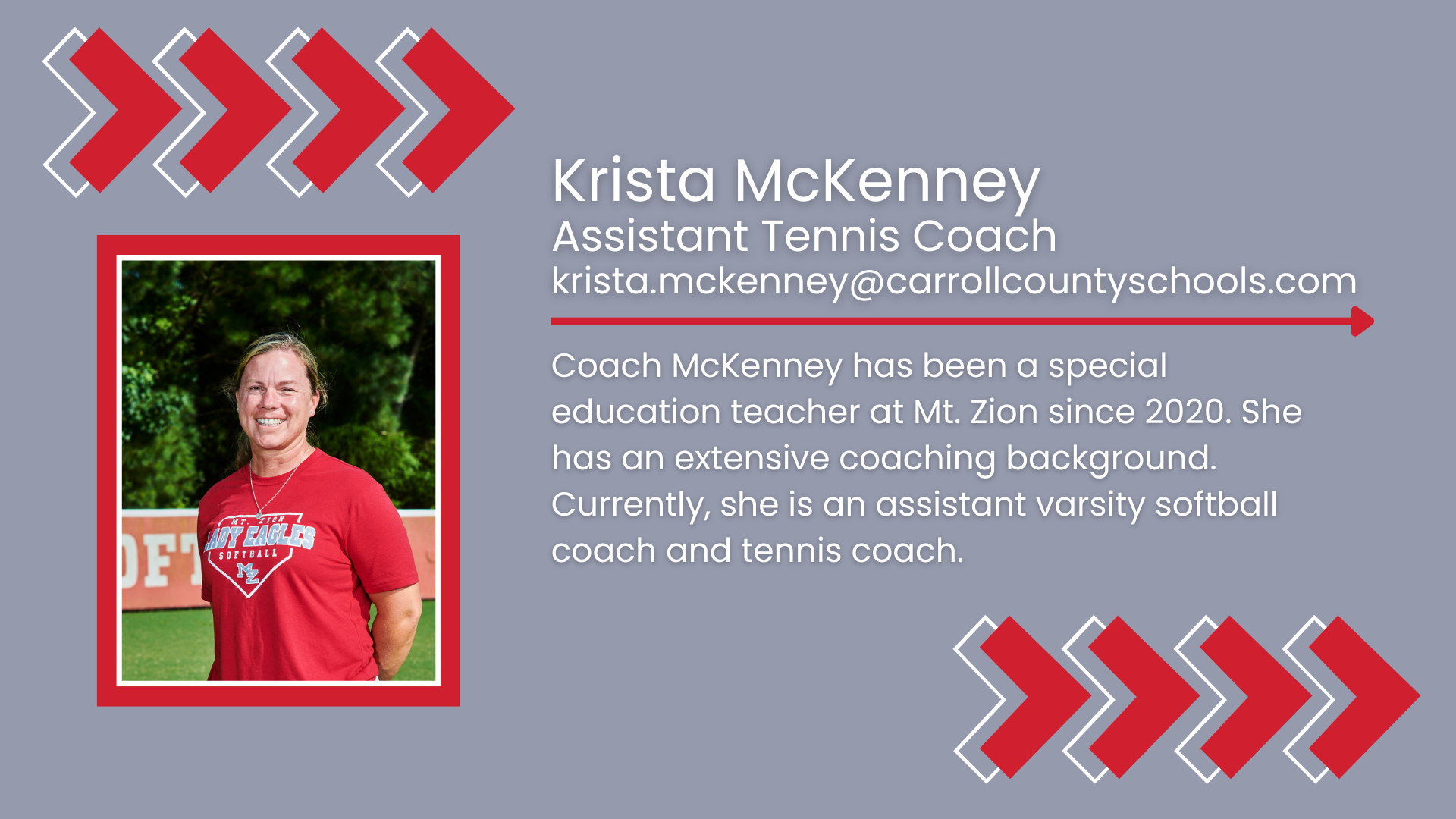 Krista McKenney assistant coach