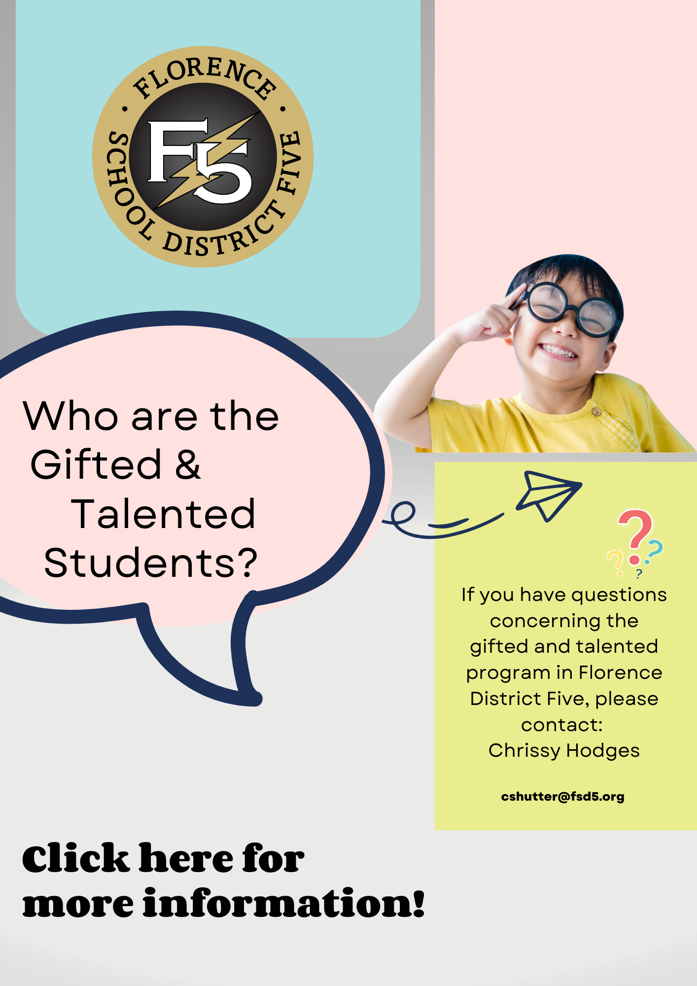 gifted and talented brochure