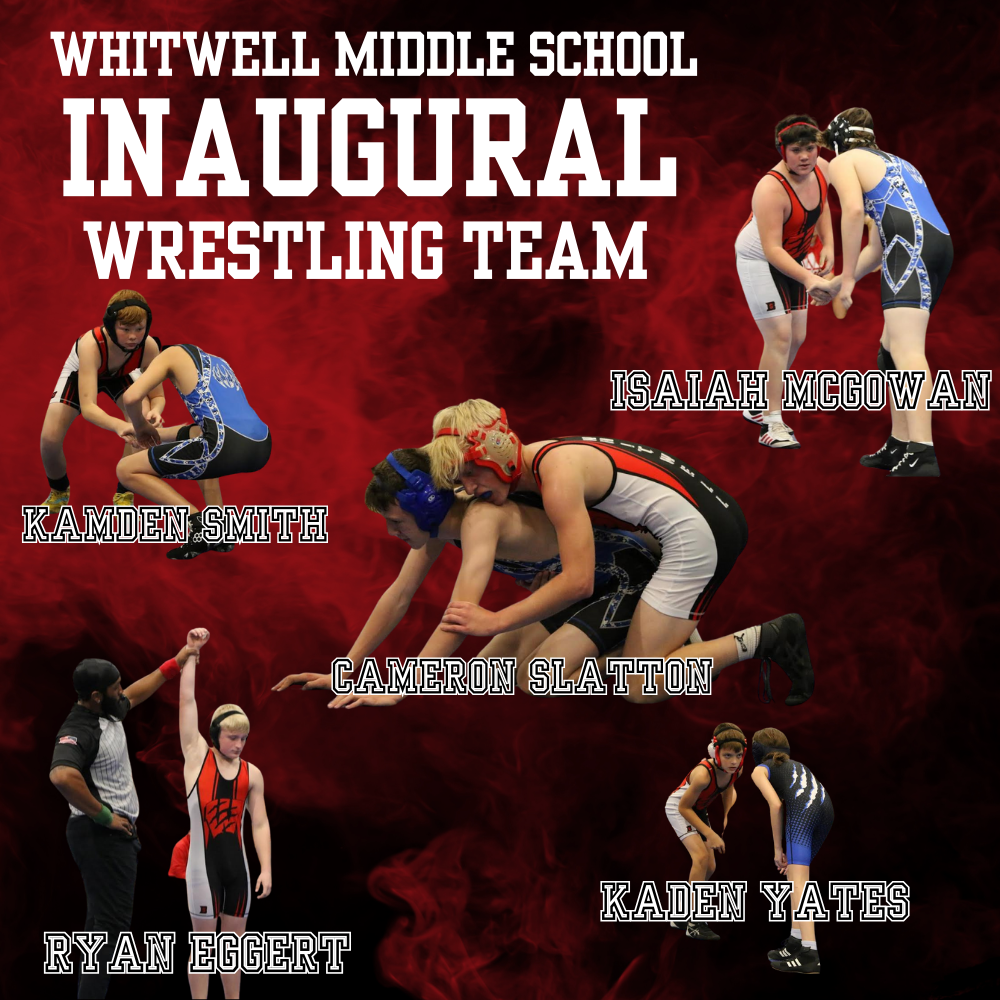 Whitwell Middle School Inaugural Wrestling Team