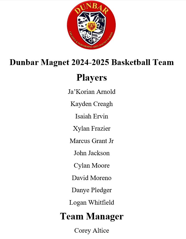 boys basketball team roster