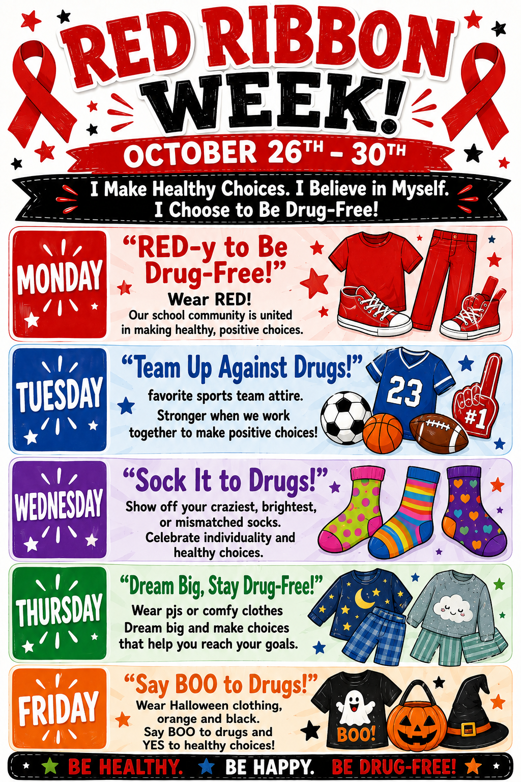 VECC Red Ribbon Week Beginning 10/26 VECC Red Ribbon Week Beginning 10/26