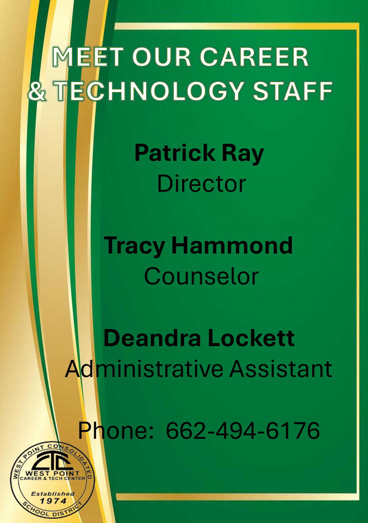 Career & Technology Meet our Team