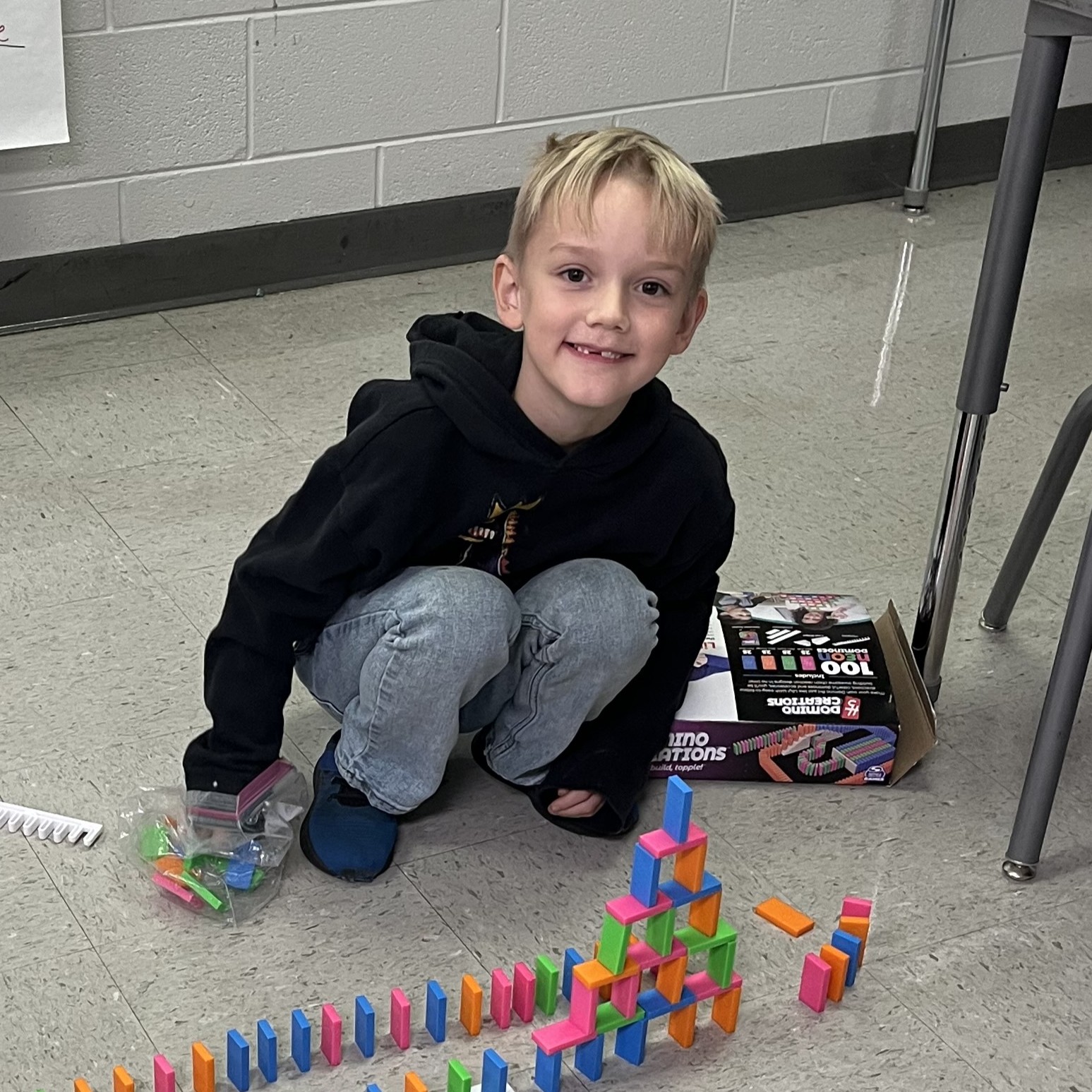 Math class dominos