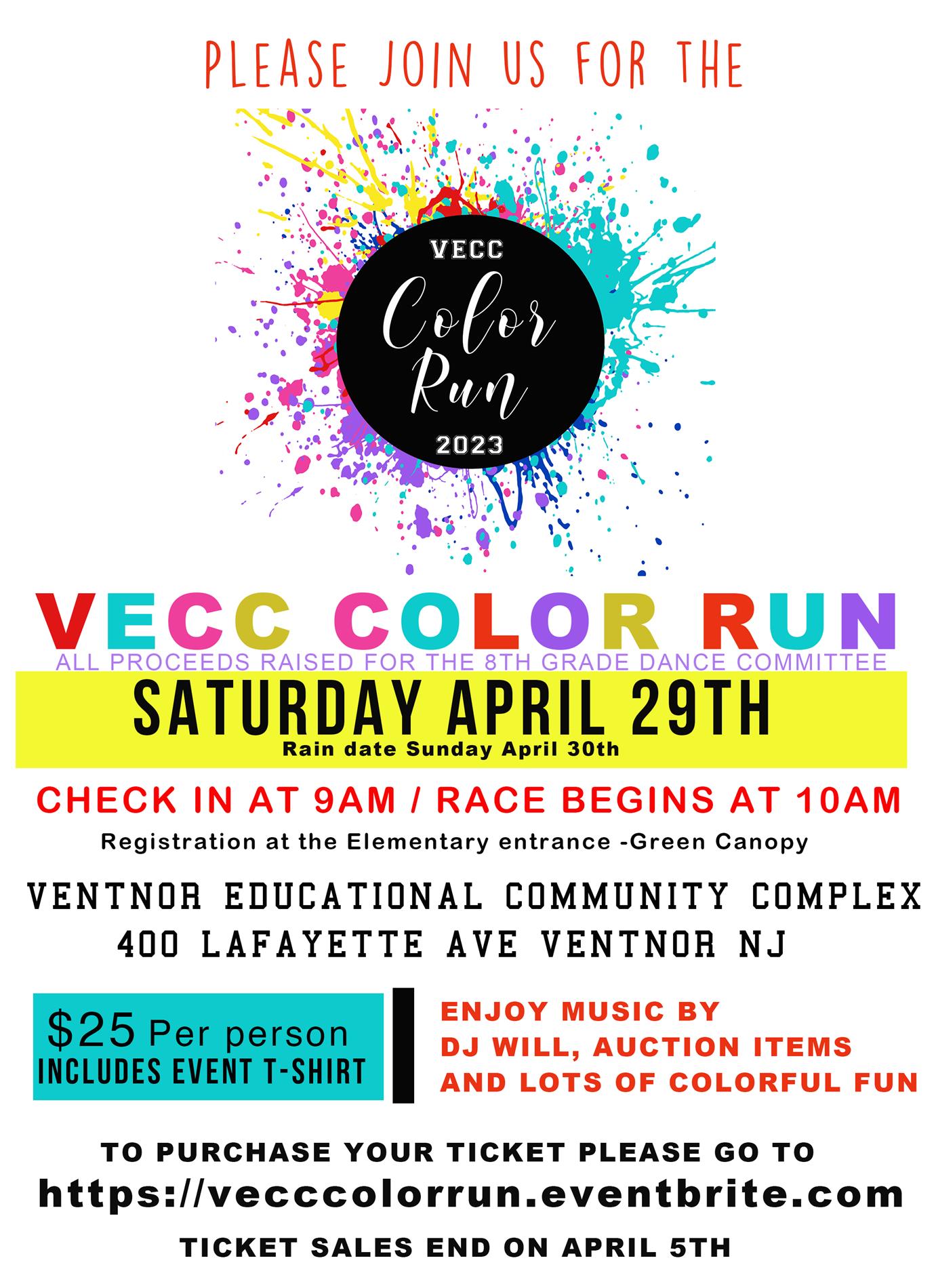Color Run Event April 2023