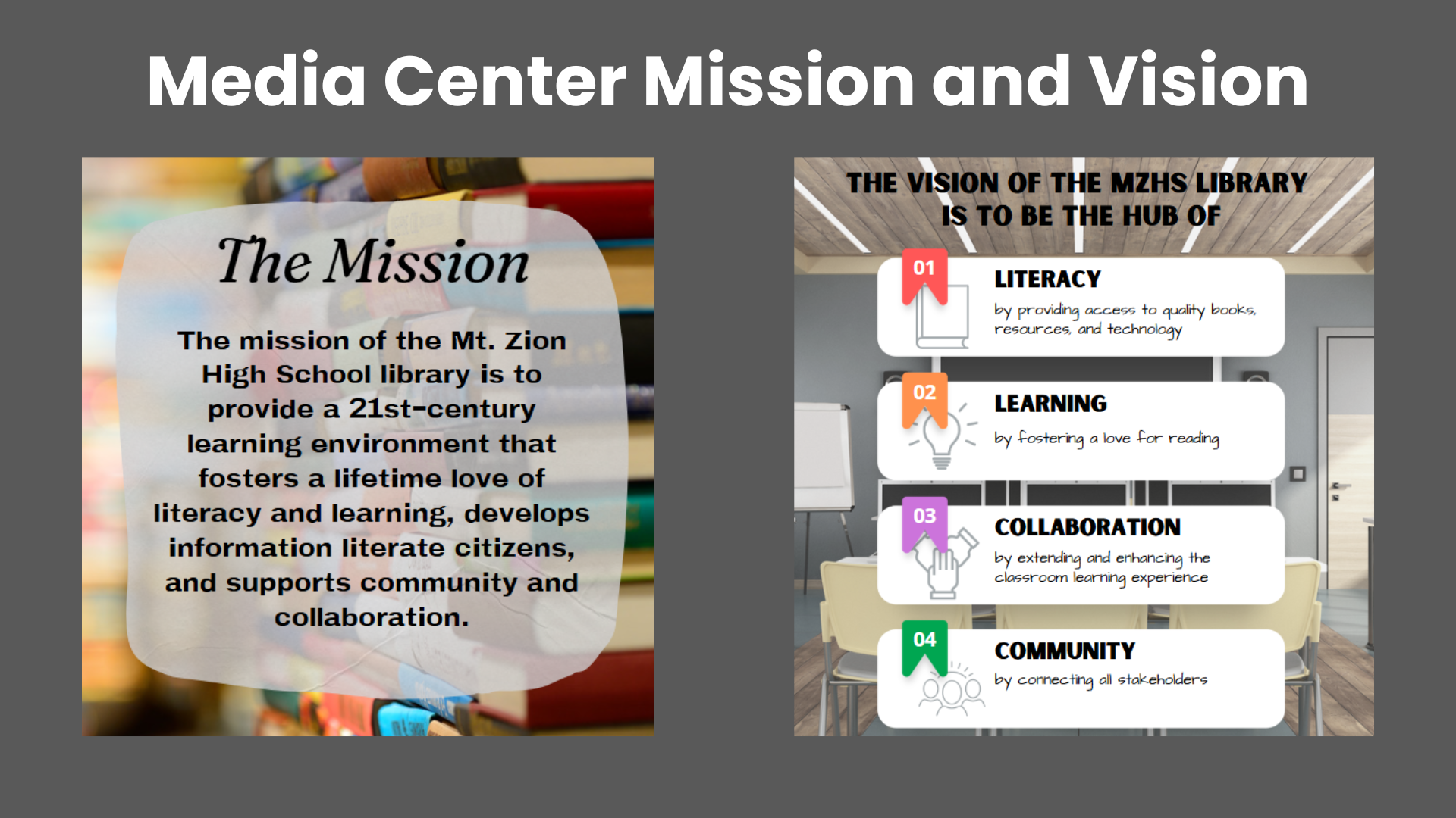 Media center mission and vision